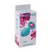 Анальная пробка Emotions Cutie Medium Turquoise pink crystal