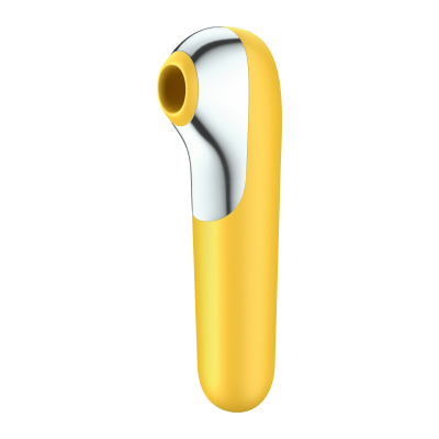 Вакуумный вибромассажер Satisfyer Dual Love Yellow