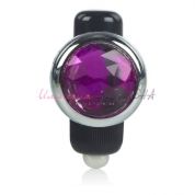 Стимулятор на трусики с фиолетовым кристаллом precious gem Стимулятор на трусики с фиолетовым кристаллом precious gem