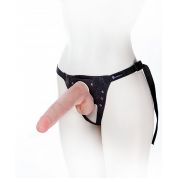 Страпон на трусиках Harness с реалистичной насадкой из киберкожи Страпон на трусиках Harness с реалистичной насадкой из киберкожи